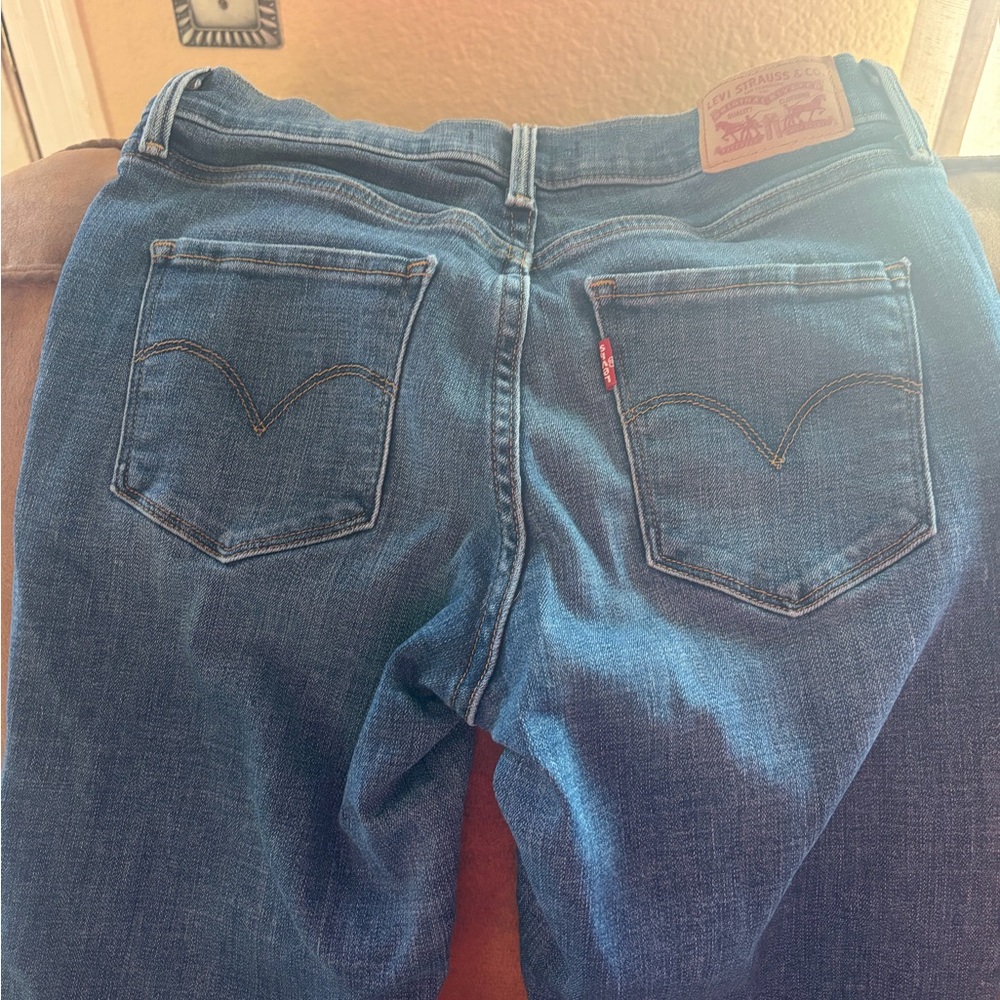 Levi's Women's Classic Straight Leg Blue Jeans
